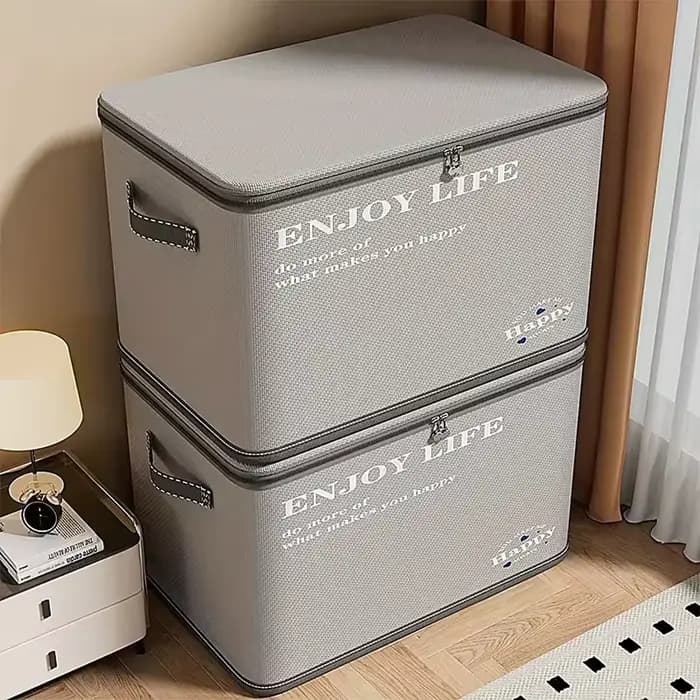 Boîte de rangement superposable pour vêtements