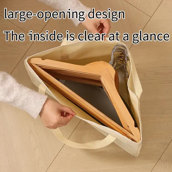 Sac de rangement triangulaire pour cintres