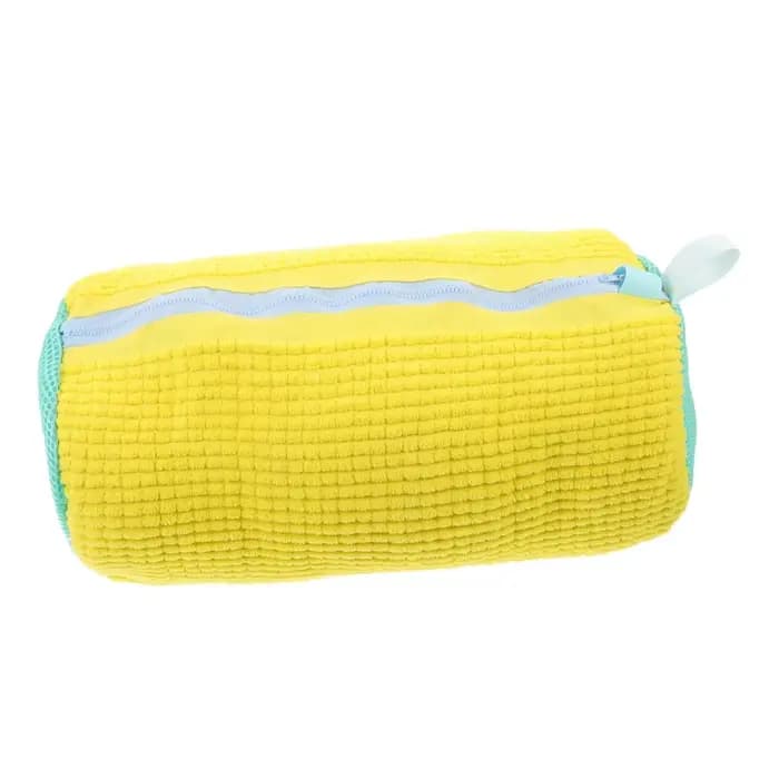 Sac de Machine à laver les chaussures Durable pour tous les Types de chaussures-jaune avec fermeture éclair bleue