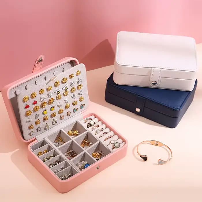 Boîte de rangement de bijoux Portable
