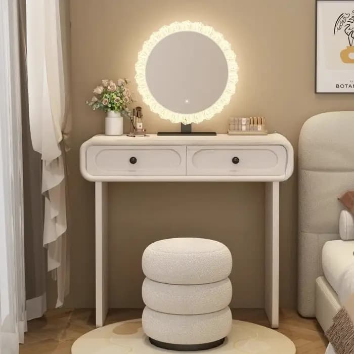 Organisateur de rangement appartement coiffeuse moderne tiroirs italiens coiffeuse blanche bureaux m