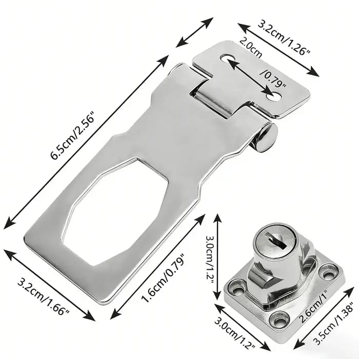 Serrure de sécurité pour meubles de style bouton