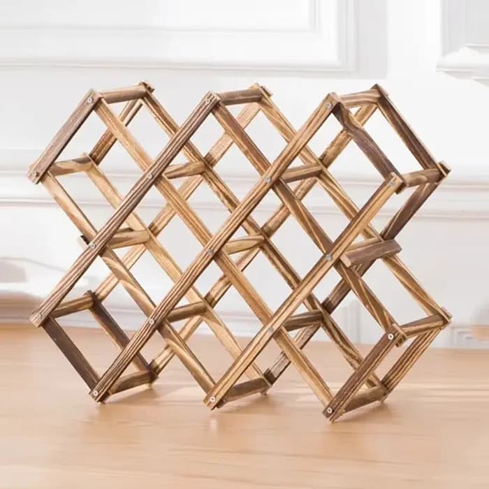 Étagère à vin en bois, meuble à vin pour salon