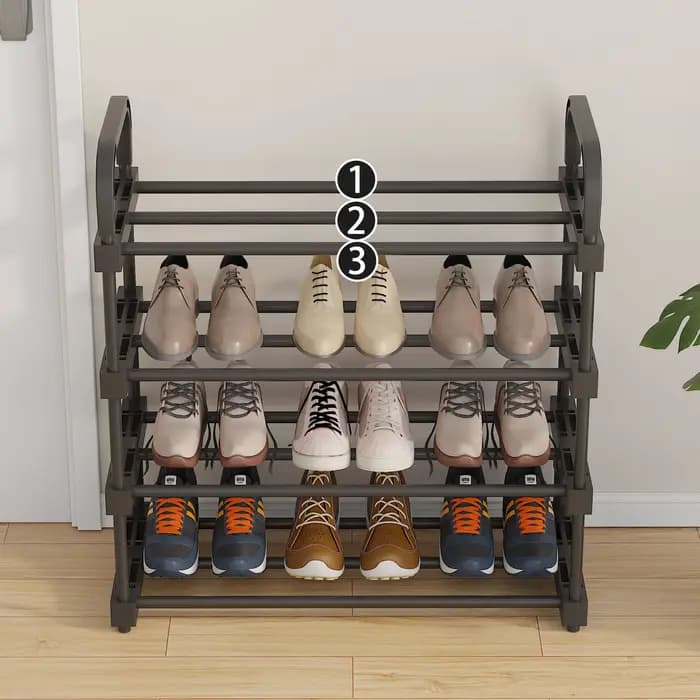 Étagère à chaussures à largeur accrue pour 4-5-6-7 niveaux