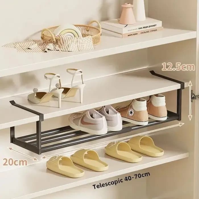 Étagère à chaussures réglable-organisateur