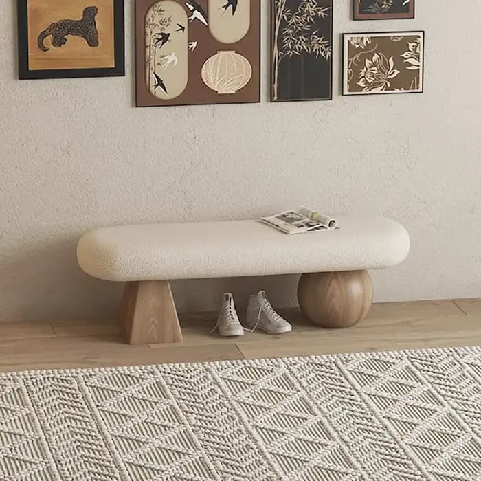 Banc à chaussures nordique