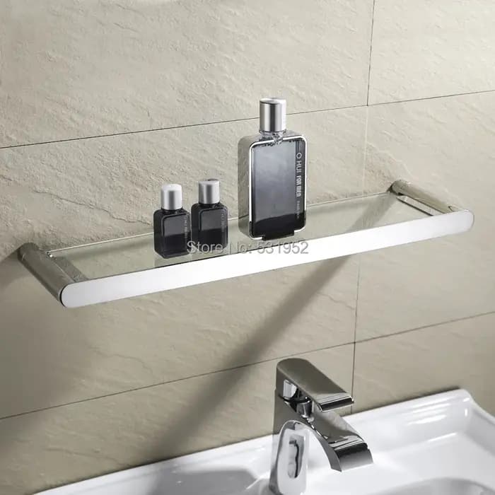 HOWall-Étagère murale rectangulaire en acier inoxydable