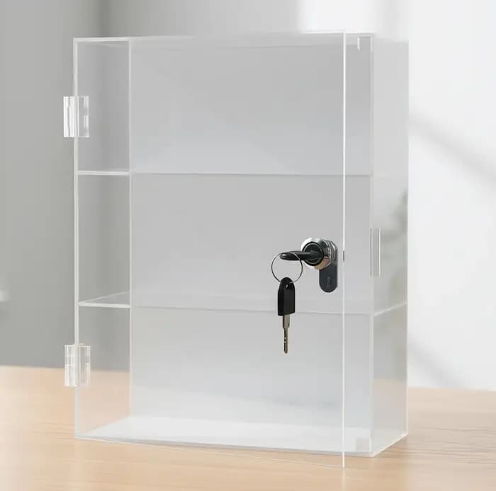 Armoire de rangement en acrylique pour cosmétiques
