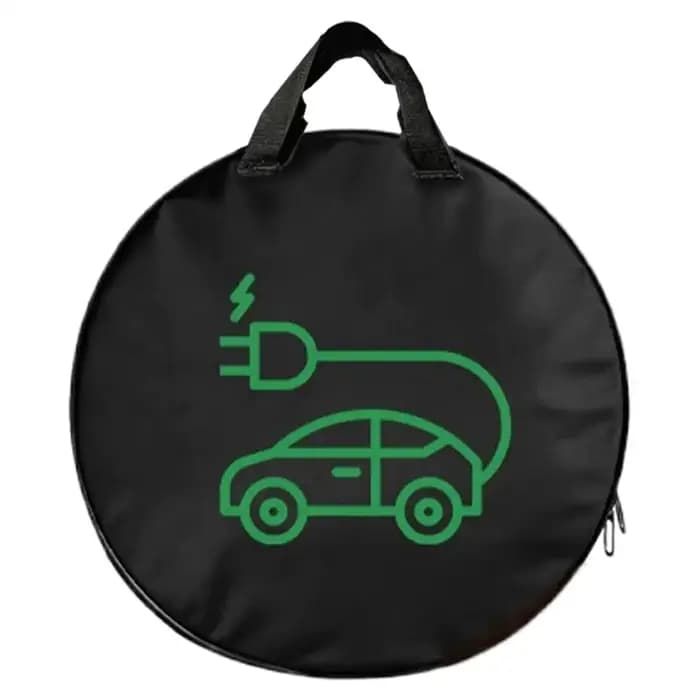 Sac de rangement pour câble de chargeur de voiture, sac pour câble de charge de véhicule électrique, organisateur de coffre de voiture, sac étanche pour câble de chargeur avec poignée