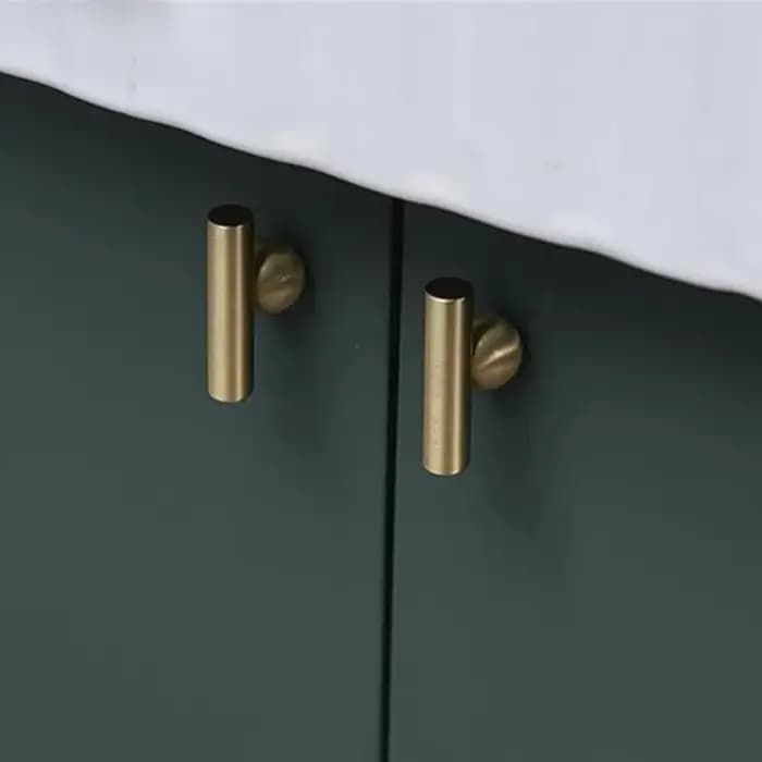 Poignées d'armoire en laiton massif