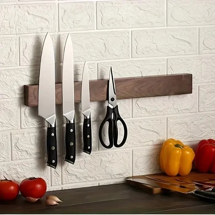 Porte-couteau magnétique mural, 1 pièce, 16 pouces, brochure, bande de couteau magnétique, couteau m