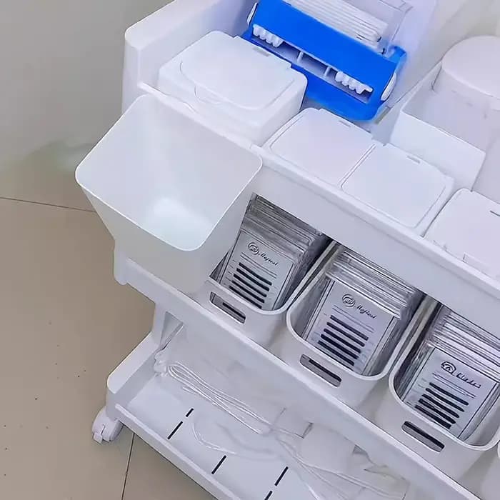 Mir de rangement en plastique pour la cuisine