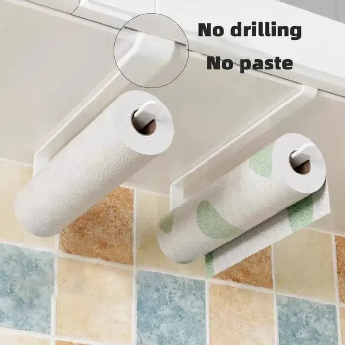 Porte-serviettes en papier de cuisine sans poinçonnage