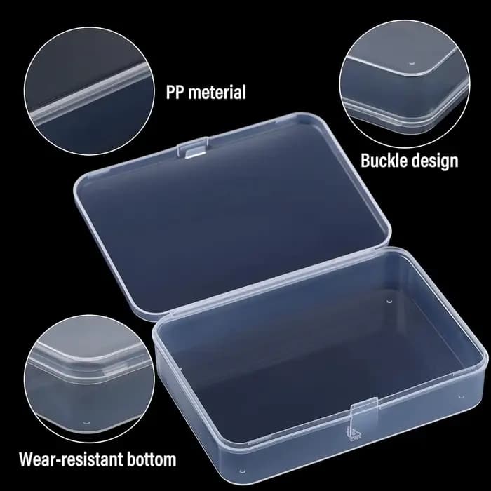 Boîtes de rangement transparentes pour pièces d'art et d'artisanat