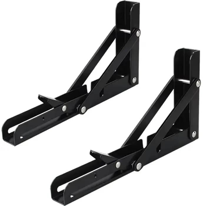 Ensemble de 2 supports pliants réglables robustes