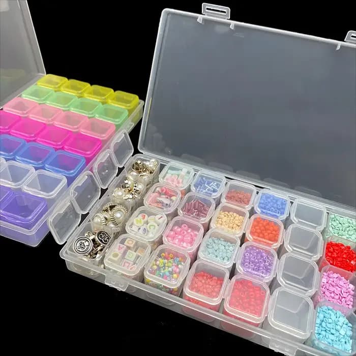 Boîte de rangement pour outils de peinture diamant