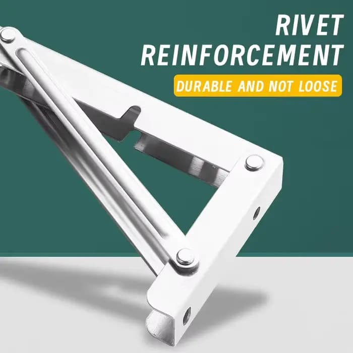 Supports d'étagère pliants robustes de 8 pouces