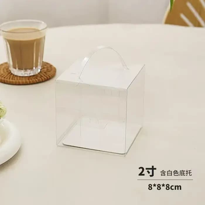 Boîte d'emballage transparente pour pâtisserie