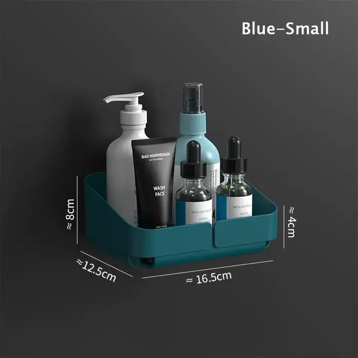 Étagère de rangement murale, organisateur d'épices pour cosmétiques, salle de bains sans perçage, ac