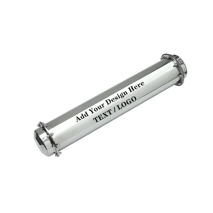 Réservoir de stockage personnalisé en acier inoxydable, capsule temporelle