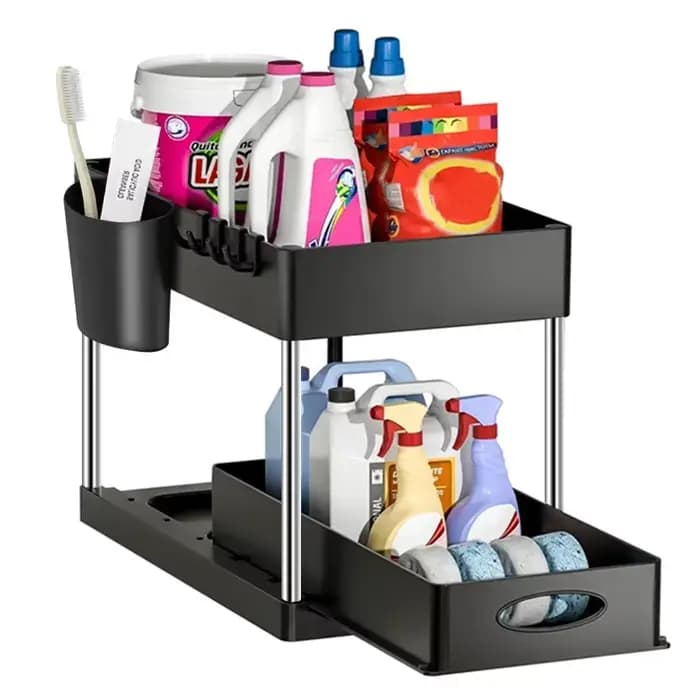 Organisateur sous évier pour cuisine et salle de bain