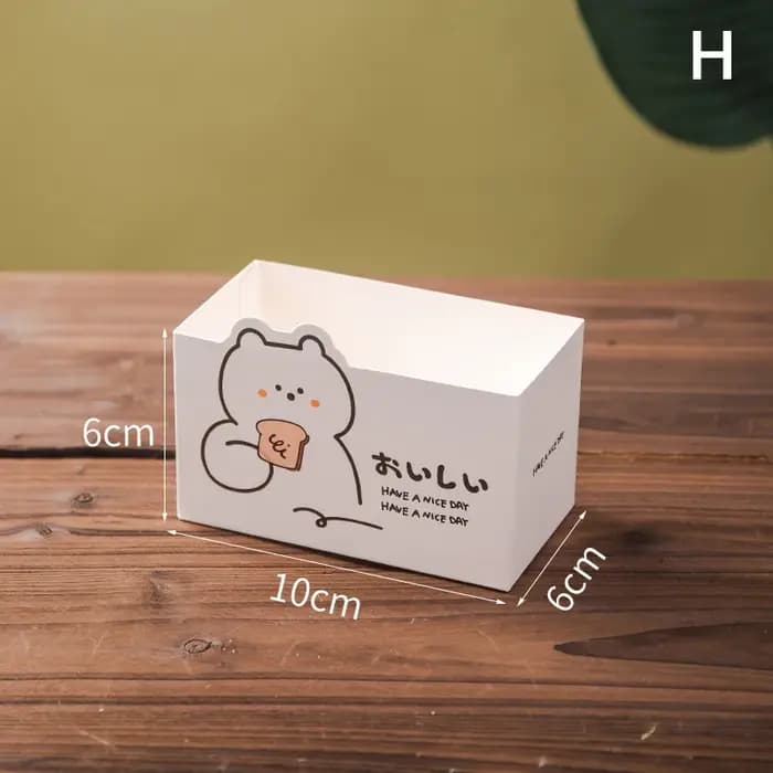 Boîte en Papier d'Emballage Alimentaire de Dessin Animé