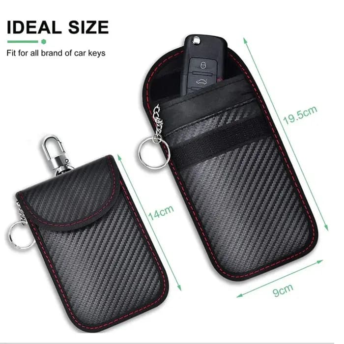 Boîte Faraday antivol avec sac pour porte-clés