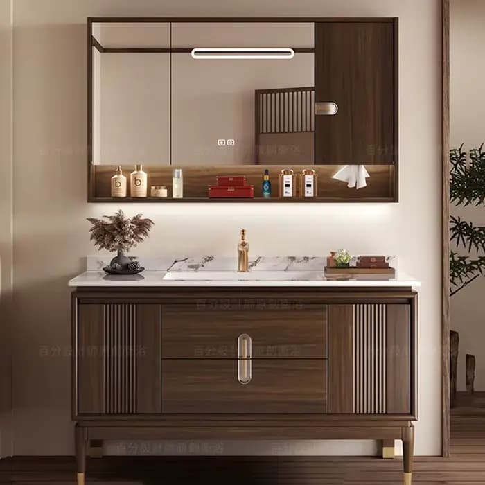 Meuble de salle de bain en bois de Chine