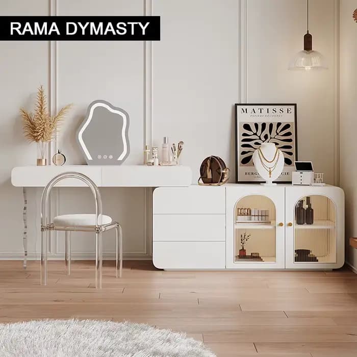 Armoire de rangement de commode de luxe léger