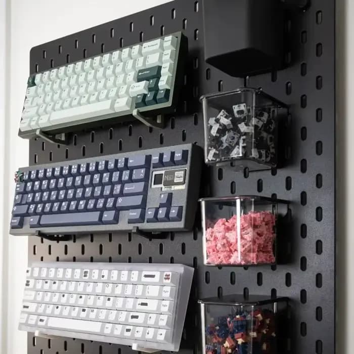 Support mural pour clavier mécanique Keebox, crochet d'impression 3D pour IKEA Skadis, crochet pour panneau perforé de clavier, support mural
