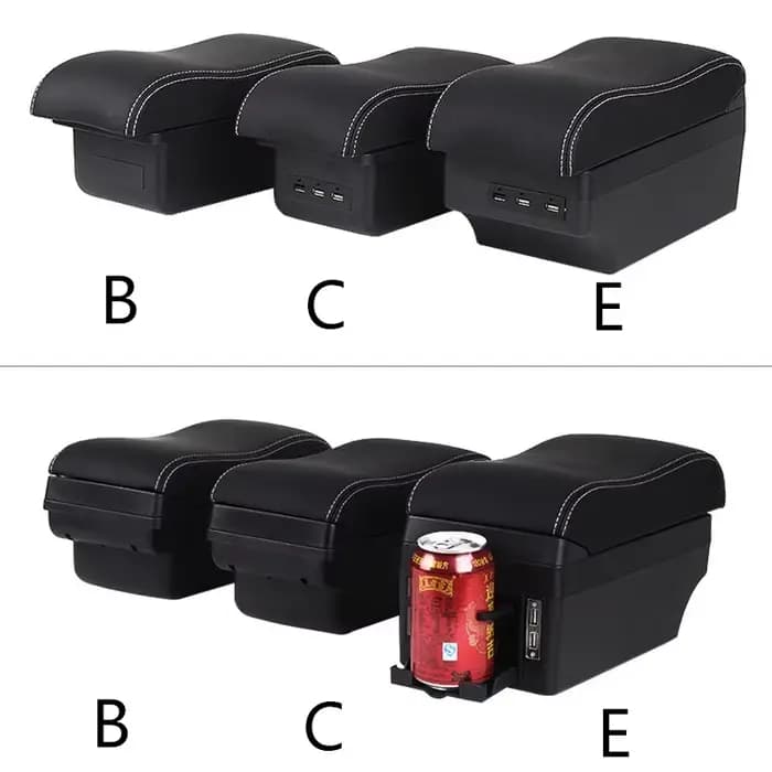Boîte d'accoudoir pour Seat Ibiza pour Ibiza MK4 IV 6J 2008 – 2017