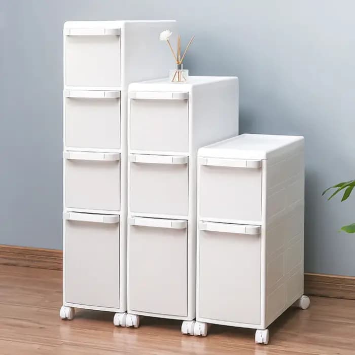 Armoire de rangement à espace étroit pour salle de bain