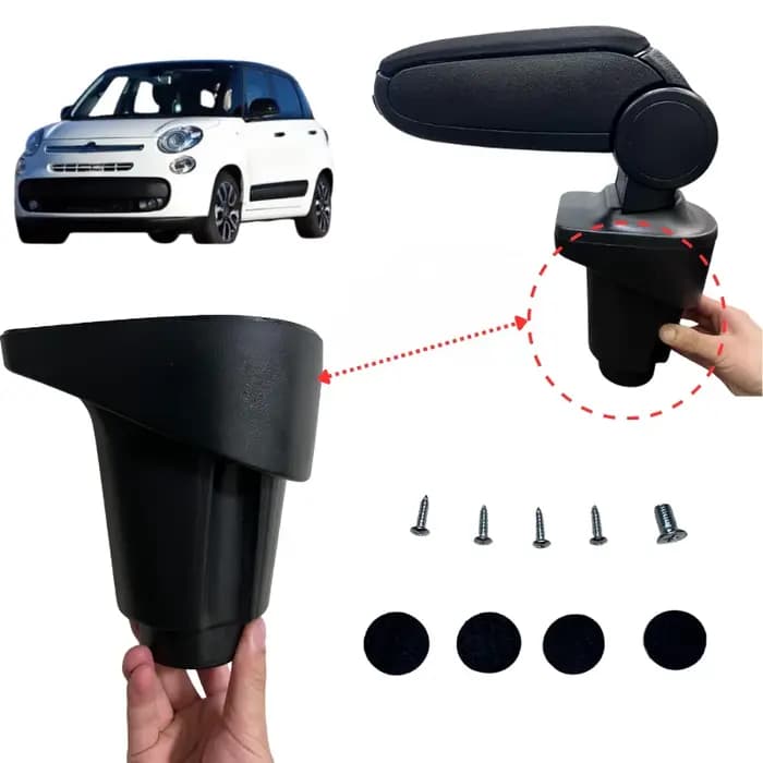Boîte de rangement d'accoudoir, conduite confortable pour Fiat 500L 2012 – 2017, accessoires textile