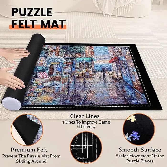 Lot de 2000 tapis de rangement pour puzzles enroulables