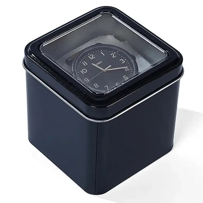 Boîte de rangement élégante pour montres carrées
