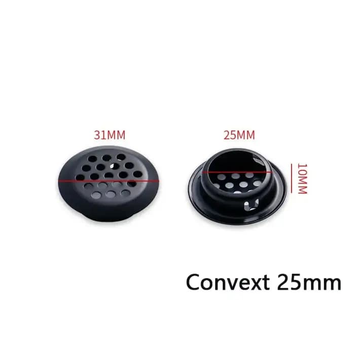 Grille de ventilation perforée en maille pour armoire et placard