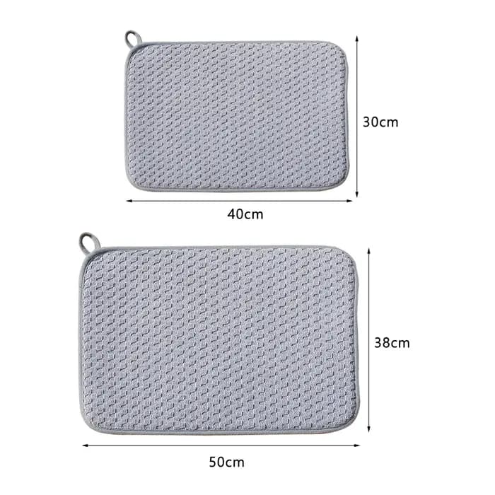 Tapis de séchage de la vaisselle de cuisine