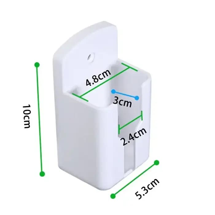 Étagère murale étagère de salle de bain universelle blanc climatiseur support de télécommande support de prise de poinçon mural