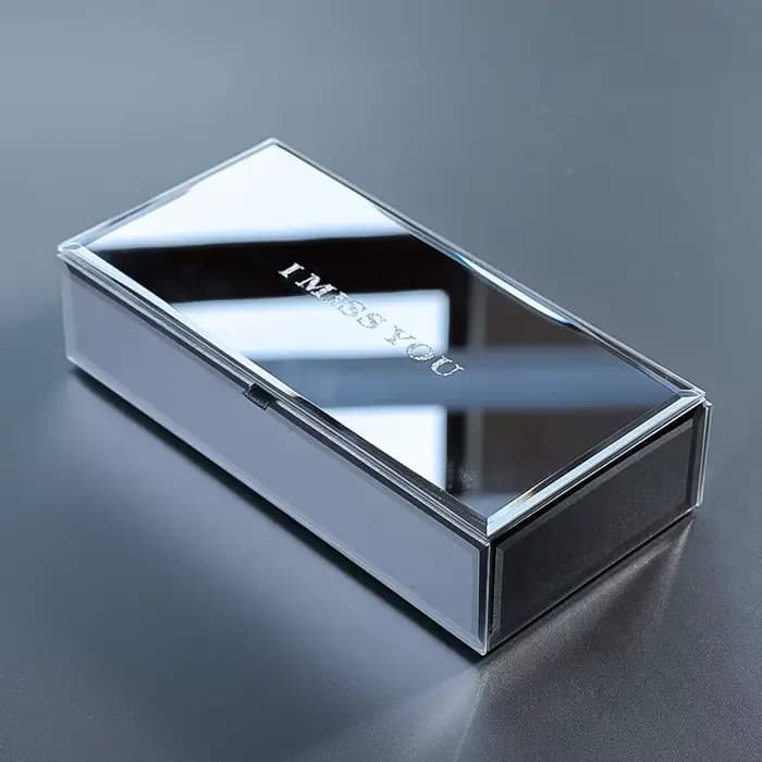 Boîte à bijoux en verre pour femme