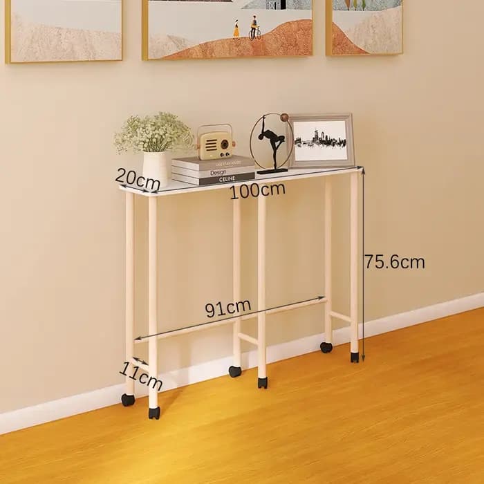 Support de rangement pour espace de chevet étroit, armoire latérale de canapé mince, rangement Compact pour chambre à coucher, organisateur Long d'espace, étagère de chevet compacte