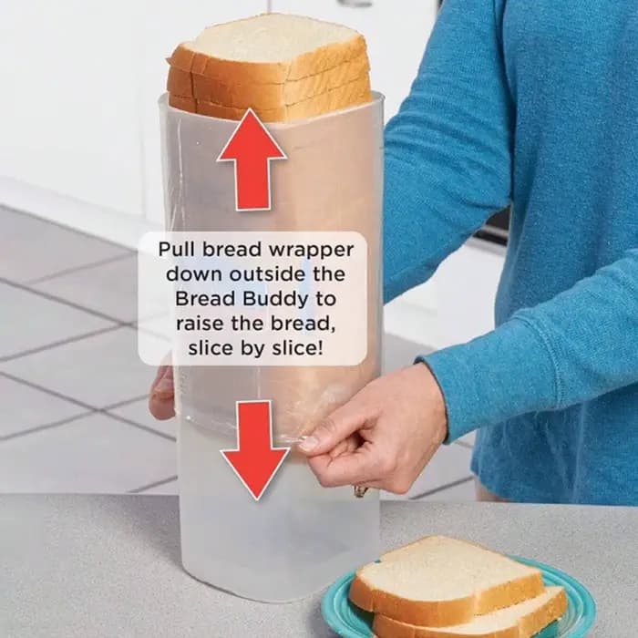 Boîte à pain hermétique vide pour armoire de cuisine