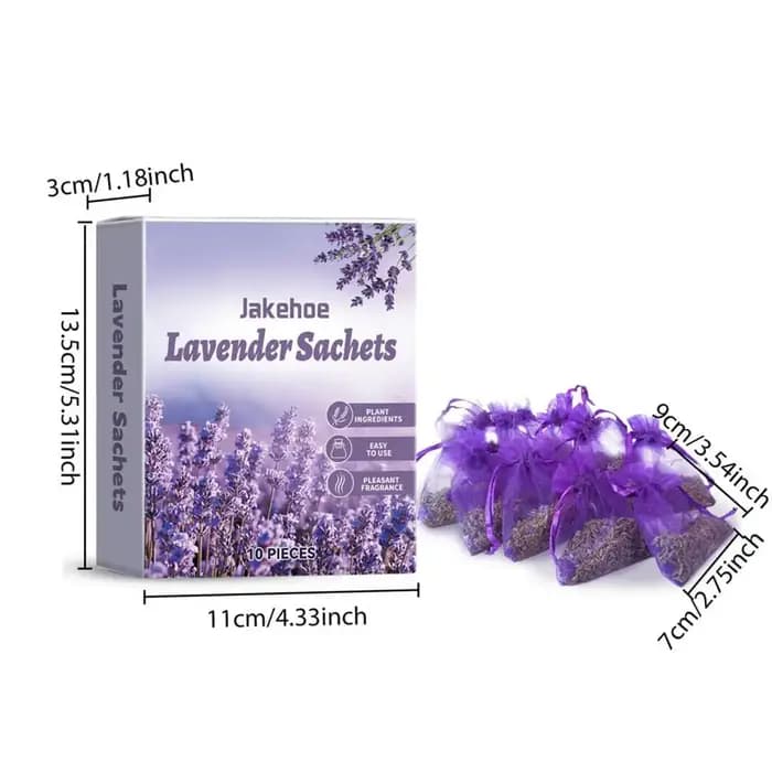Sachets de lavande vides, 10 pièces, pochettes d'arôme de fleurs sèches, Sachets de parfum à impression florale pour dormir relaxant
