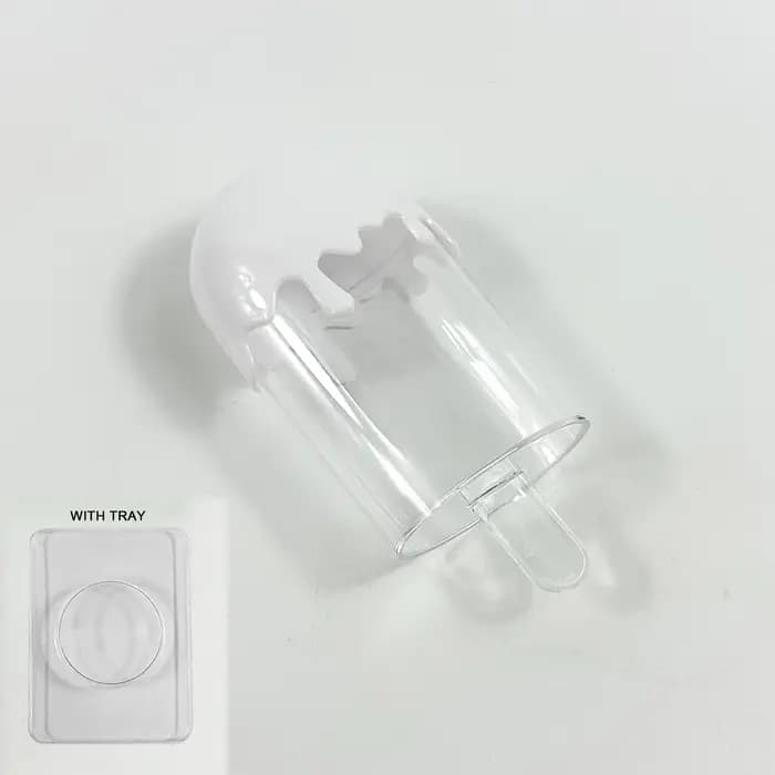 Boîte à crème glacée transparente avec étiquette privée