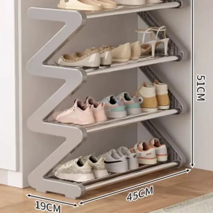 Meuble à chaussures vertical étroit pour couloir