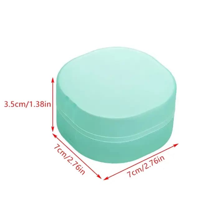 1 pièces créatif PP rond voyage boîte à savon salle de bain