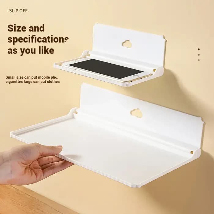 Étagère murale pliable sans perçage