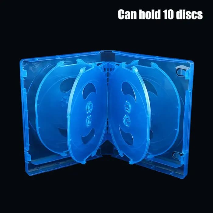 Boîte de rangement pour CD en plastique double face