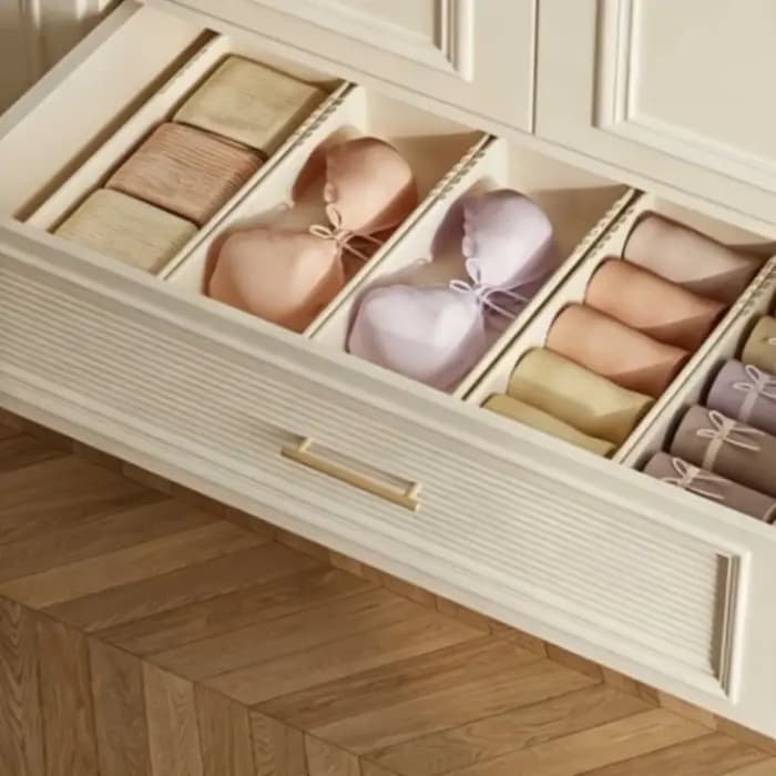 Boîte de rangement de séparation évolutive