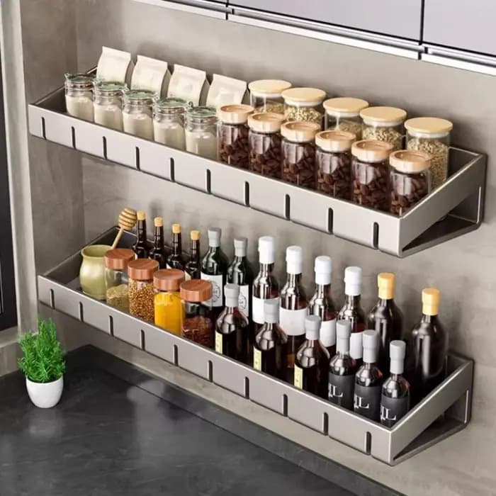 Étagère de rangement murale T1 pour cuisine, organisateur d'épices