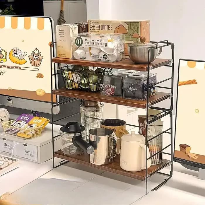 Étagère de bureau flottante pour présentation